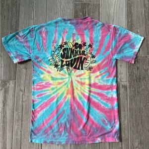 Ivory Ella tie dye short sleeved t-shirt “ summer lovin “- size small